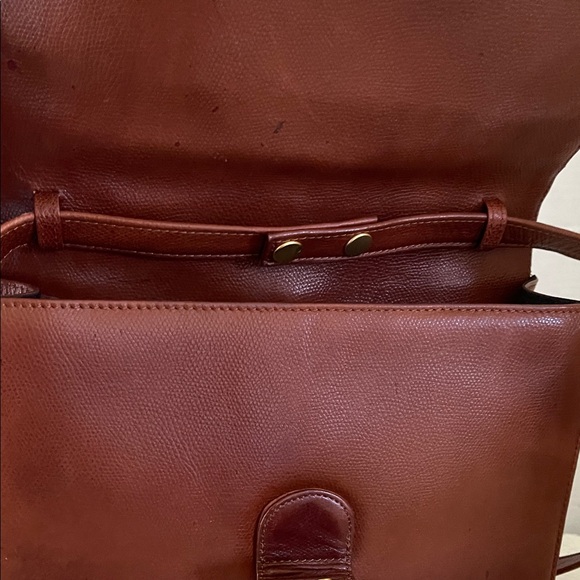 Vintage Anne Klein Brown Crossbody Leather Bag - Picture 7 of 9